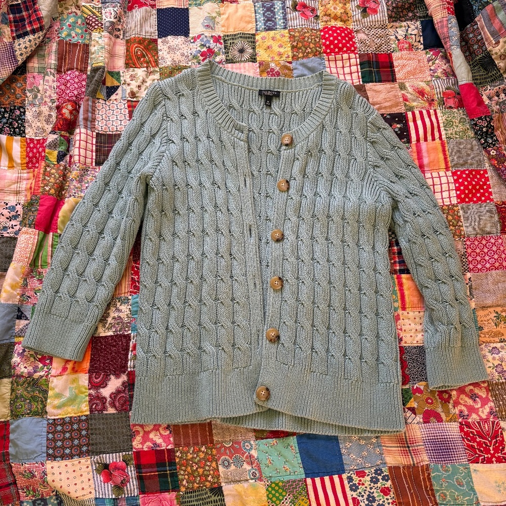 Blue Knit Cardigan | Women’s M